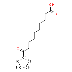 ChemSpider 2D Image | 1-(9-Carboxynonanoyl)-1,2,3,4,5-cyclopentanepentayl | C15H21O3