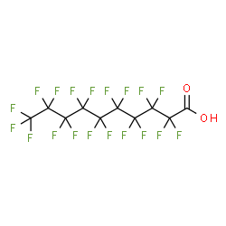 ChemSpider 2D Image | Perfluorocapric acid | C10HF19O2