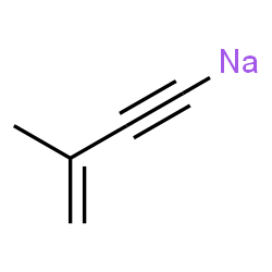 ChemSpider 2D Image | (3-Methyl-3-buten-1-yn-1-yl)sodium | C5H5Na