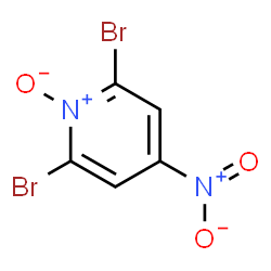 ChemSpider 2D Image | 2,6-Dibromo-4-nitropyridine 1-oxide | C5H2Br2N2O3