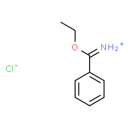 ChemSpider 2D Image | Ethyl benzimidate hydrochloride | C9H12ClNO