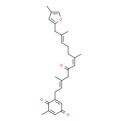 ChemSpider 2D Image | 5-Oxo-isocystofuranoquinone | C27H32O4