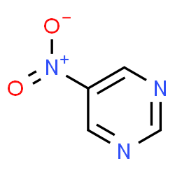 ChemSpider 2D Image | 5-Nitropyrimidine | C4H3N3O2