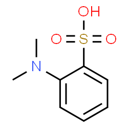 ChemSpider 2D Image | 2-(Dimethylamino)benzenesulfonic acid | C8H11NO3S