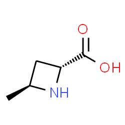 ChemSpider 2D Image | (2R,4S)-4-Methyl-2-azetidinecarboxylic acid | C5H9NO2