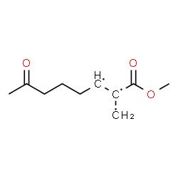 ChemSpider 2D Image | 2-(Methoxycarbonyl)-7-oxo-1,2,3-octanetriyl | C10H15O3