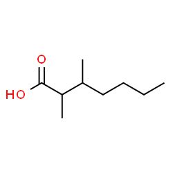 ChemSpider 2D Image | 2,3-Dimethylheptanoic acid | C9H18O2