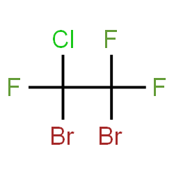 ChemSpider 2D Image | 1,2-Dibromo-1-chloro-1,2,2-trifluoroethane | C2Br2ClF3