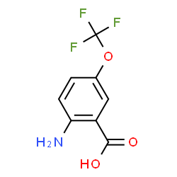 ChemSpider 2D Image | 2-Amino-5-(trifluoromethoxy)benzoic acid | C8H6F3NO3