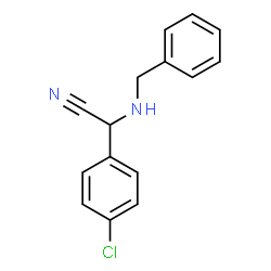 ChemSpider 2D Image | (Benzylamino)(4-chlorophenyl)acetonitrile | C15H13ClN2