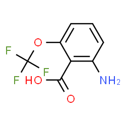 ChemSpider 2D Image | 2-Amino-6-(trifluoromethoxy)benzoic acid | C8H6F3NO3