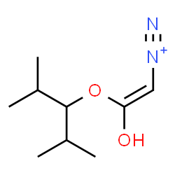 ChemSpider 2D Image | (Z)-2-[(2,4-Dimethyl-3-pentanyl)oxy]-2-hydroxyethenediazonium | C9H17N2O2