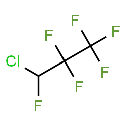 ChemSpider 2D Image | 3-Chloro-1,1,1,2,2,3-hexafluoropropane | C3HClF6
