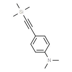 ChemSpider 2D Image | N,N-Dimethyl-4-[(trimethylsilyl)ethynyl]aniline | C13H19NSi