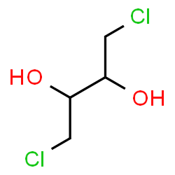 ChemSpider 2D Image | 1,4-Dichloro-2,3-butanediol | C4H8Cl2O2