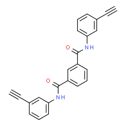 ChemSpider 2D Image | N,N'-Bis(3-ethynylphenyl)isophthalamide | C24H16N2O2