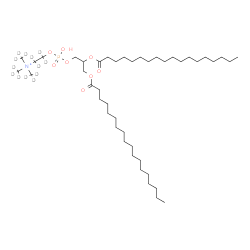 ChemSpider 2D Image | 4-Hydroxy-N,N,N-tris[(~2~H_3_)methyl]-10-oxo-7-(stearoyloxy)(1,1,2,2-~2~H_4_)-3,5,9-trioxa-4-phosphaheptacosan-1-aminium 4-oxide | C44H76D13NO8P