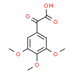 ChemSpider 2D Image | 3,4,5-trimethoxybenzoylformic acid | C11H12O6