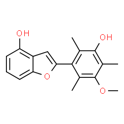 ChemSpider 2D Image | Stemofuran F | C18H18O4