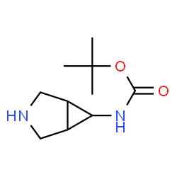 ChemSpider 2D Image | tert-butyl 3-azabicyclo[3.1.0]hexan-6-ylcarbamate | C10H18N2O2