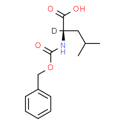 ChemSpider 2D Image | N-[(Benzyloxy)carbonyl]-D-(2-~2~H)leucine | C14H18DNO4