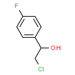 ChemSpider 2D Image | 2-Chloro-1-(4-fluorophenyl)ethanol | C8H8ClFO