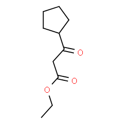 ChemSpider 2D Image | Ethyl 3-cyclopentyl-3-oxopropanoate | C10H16O3