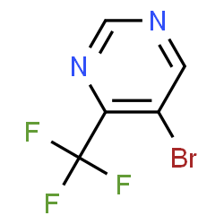ChemSpider 2D Image | 5-Bromo-4-(trifluoromethyl)pyrimidine | C5H2BrF3N2