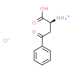 ChemSpider 2D Image | (S)-2-Amino-4-oxo-4-phenylbutanoic acid hydrochloride | C10H12ClNO3