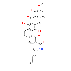 ChemSpider 2D Image | fredericamycin B | C31H23NO9