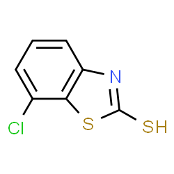ChemSpider 2D Image | 7-chlorobenzo[d]thiazole-2-thiol | C7H4ClNS2