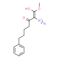 ChemSpider 2D Image | (1Z)-1-Hydroxy-1-methoxy-3-oxo-7-phenyl-1-heptene-2-diazonium | C14H17N2O3