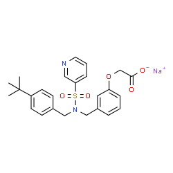 ChemSpider 2D Image | Evatanepag sodium | C25H27N2NaO5S