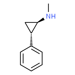 ChemSpider 2D Image | (1R,2S)-N-Methyl-2-phenylcyclopropanamine | C10H13N