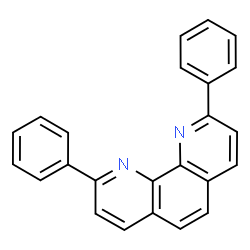 ChemSpider 2D Image | 2,9-Diphenyl-1,10-phenanthroline | C24H16N2
