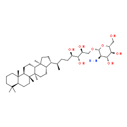 ChemSpider 2D Image | bacteriohopanetetrol glucosamine | C41H73NO8