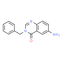 ChemSpider 2D Image | 6-Amino-3-benzyl-4(3H)-quinazolinone | C15H13N3O