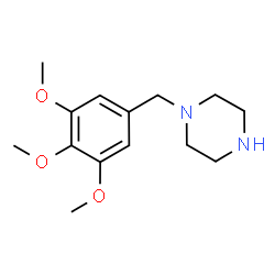ChemSpider 2D Image | 1-(3,4,5-Trimethoxybenzyl)piperazine | C14H22N2O3