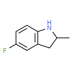 ChemSpider 2D Image | 5-Fluoro-2-methylindoline | C9H10FN