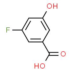 ChemSpider 2D Image | 3-fluoro-5-hydroxybenzoic acid | C7H5FO3