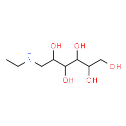 ChemSpider 2D Image | 1-Deoxy-1-(ethylamino)hexitol | C8H19NO5