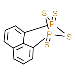 ChemSpider 2D Image | Naphthalen-1,8-diyl 1,3,2,4-dithiadiphosphetane 2,4-disulfide | C10H6P2S4