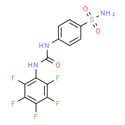 ChemSpider 2D Image | 4-{[(Pentafluorophenyl)carbamoyl]amino}benzenesulfonamide | C13H8F5N3O3S
