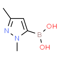 ChemSpider 2D Image | 1,3-Dimethylpyrazole-5-boronic acid | C5H9BN2O2