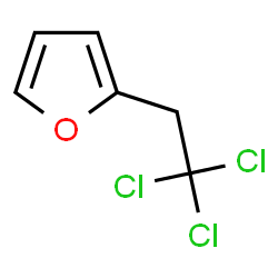 ChemSpider 2D Image | 2-(2,2,2-Trichloroethyl)furan | C6H5Cl3O