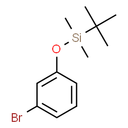 ChemSpider 2D Image | (3-Bromophenoxy)(tert-butyl)dimethylsilane | C12H19BrOSi