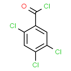 ChemSpider 2D Image | 2,4,5-Trichlorobenzoyl chloride | C7H2Cl4O