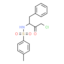 ChemSpider 2D Image | N-Tosyl-L-phenylalanyl chloromethyl ketone | C17H18ClNO3S