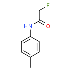 ChemSpider 2D Image | 2-Fluoro-N-(4-methylphenyl)acetamide | C9H10FNO