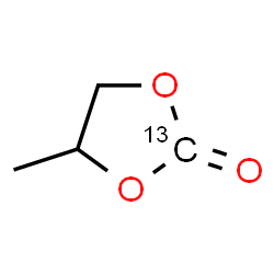 ChemSpider 2D Image | 4-Methyl(2-~13~C)-1,3-dioxolan-2-one | C313CH6O3